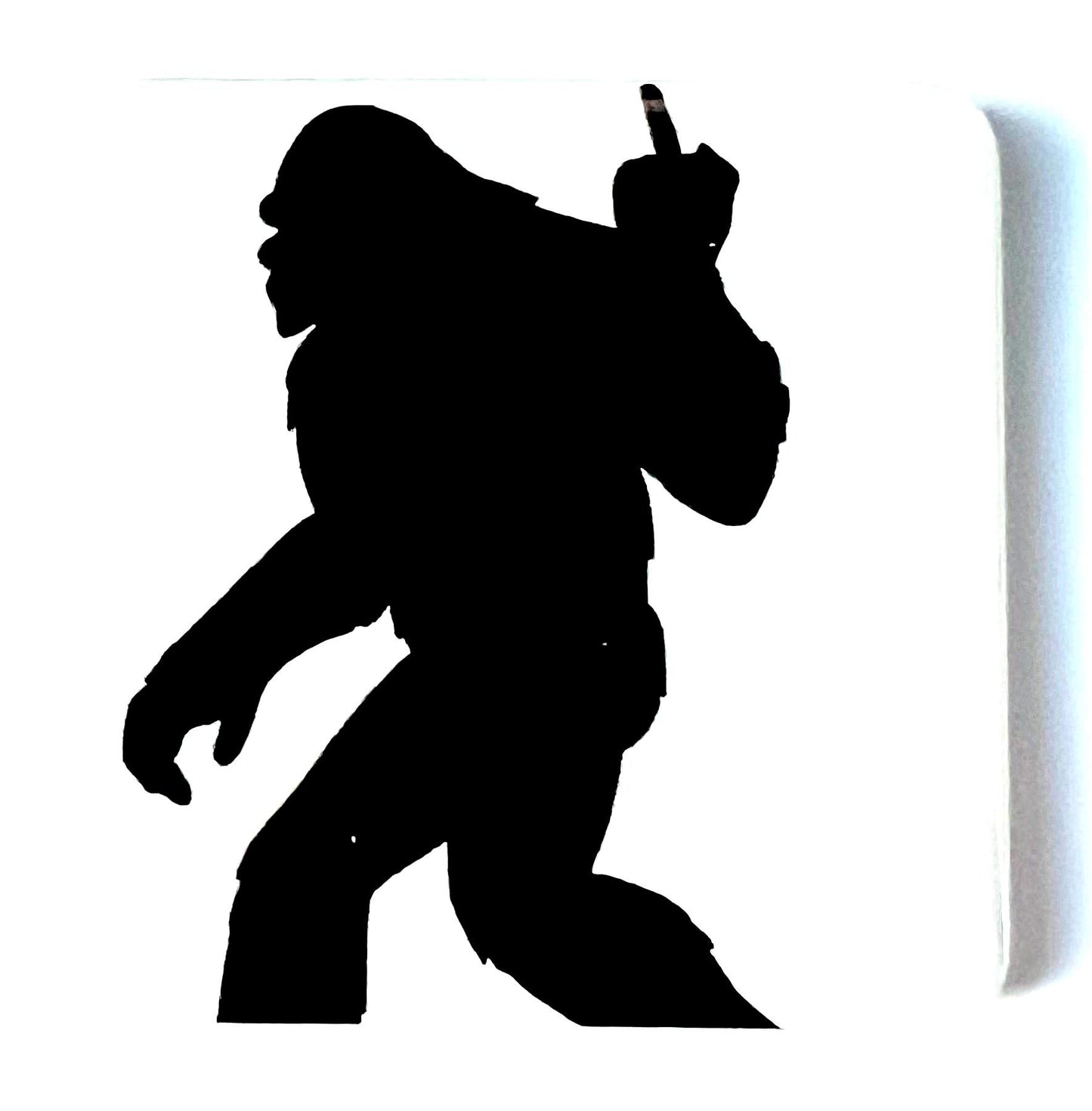 Bigfoot Middle Finger Magnet