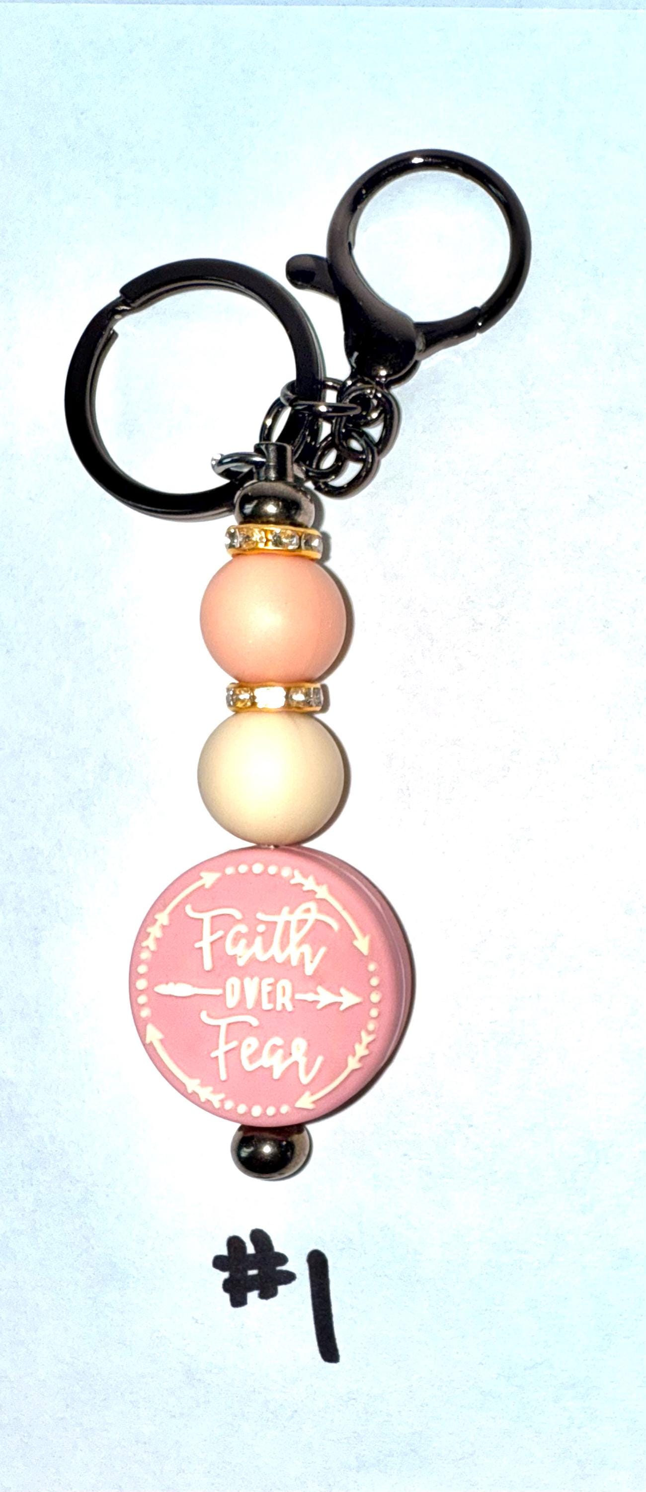 Faith Over Fear Keychains