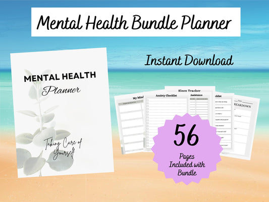 Mental Health Planner Bundle