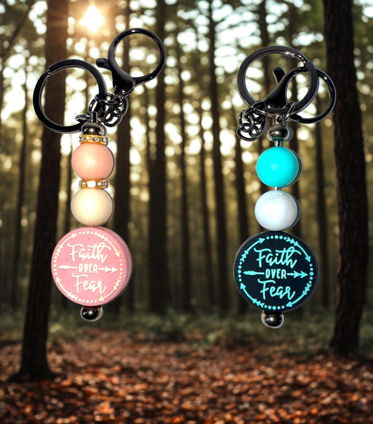Faith Over Fear Keychains