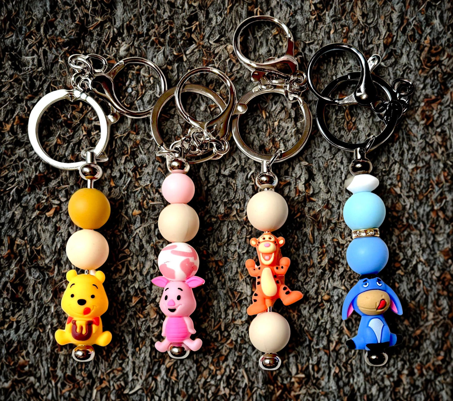 Pooh Family Keychains